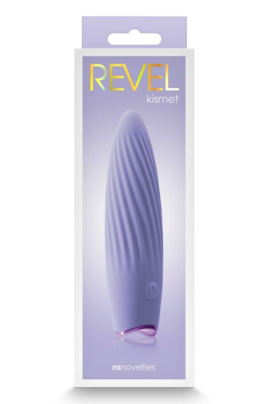 Віброкуля з рельєфом NS Novelties REVEL KISMET, силікон, бузковий - Зображення 2