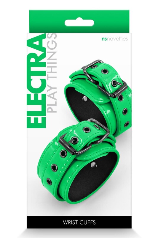 Наручники NS Novelties Electra Wrist Cuffs зелені - Изображение 1