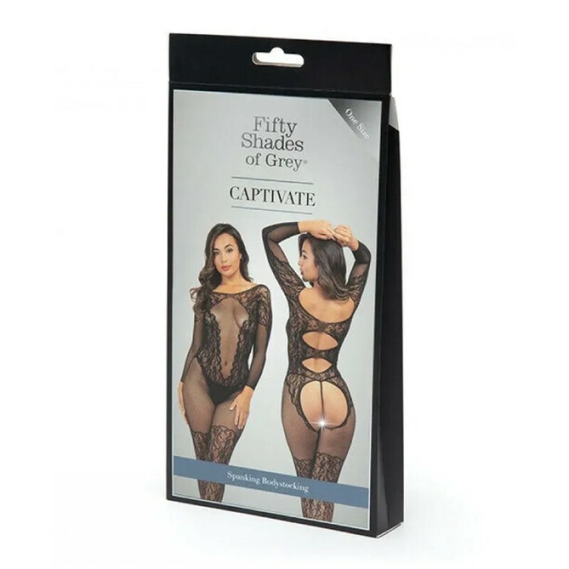 Бодістокінг з комбінованого матеріалу Fifty Shades Of Grey Captivate чорний, розмір One Size (EU: 36-44) - Зображення 1