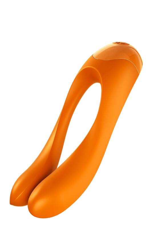 Вібратор на палець Satisfyer Candy Cane помаранчевий, 12 х 3.5 см - Изображение 5