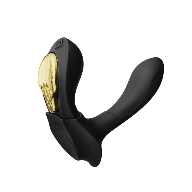 Вібратор у трусики AYA Zalo Obsidian Black на пульті управління - Зображення 4