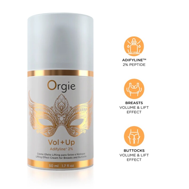 Крем із ефектом ліфтингу Orgie Vol + Up для грудей та сідниць, 50 мл