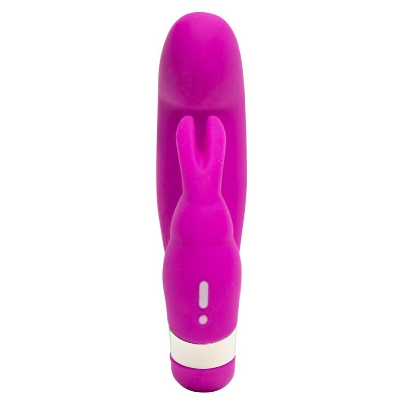 Вібратор-кролик Happy Rabbit, фіолетовий, 11.5 х 3.2 см - Изображение 1