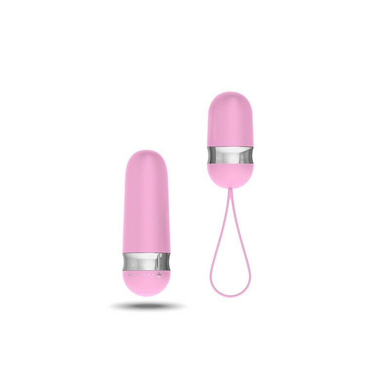 Віброяйце OVO R4 REMOTE з пультом, рожеве, 7 см х 3.7 см