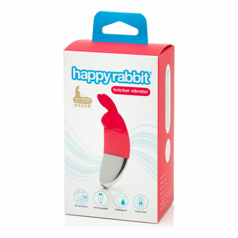 Вібратор для клітора Lovehoney Happy Rabbit з вушками кролика, рожевий, 10.2 см - Изображение 1