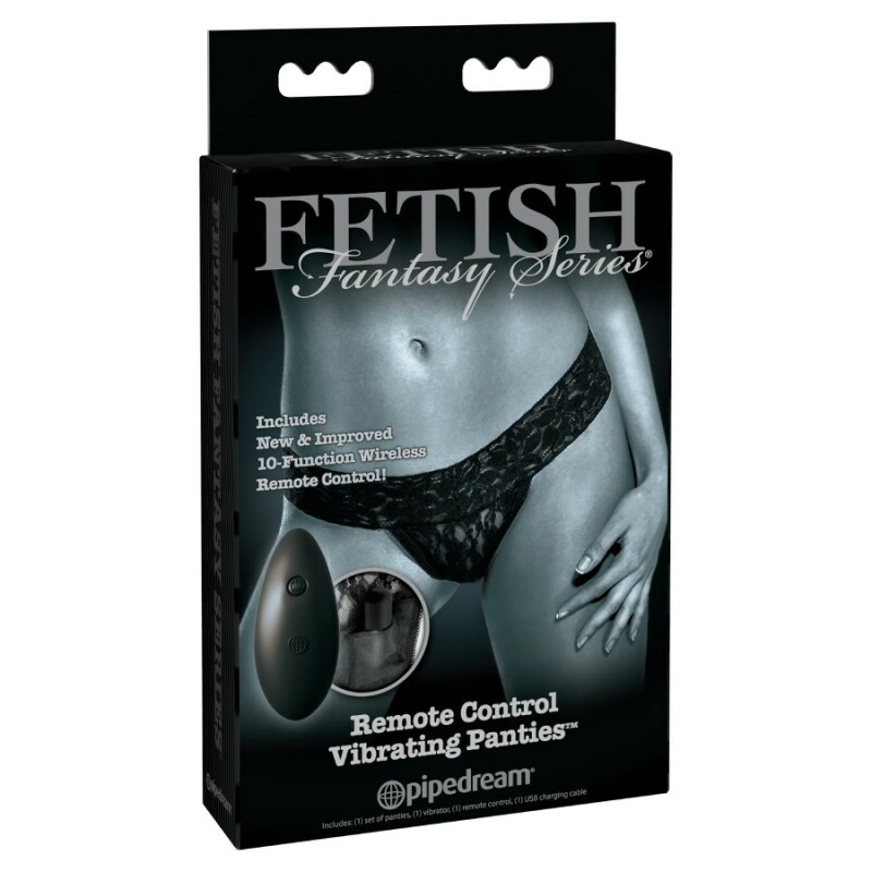 Вібратор у трусики Pipedream Fetish Fantasy з пультом, чорний, 7 х 2 см - Зображення 1