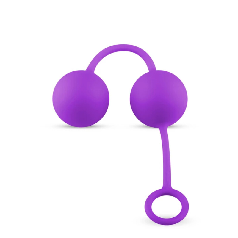 Вагінальні кульки Easy Toys зі зміщеним центром тяжіння, рожеві, 20 х 3.7 см - Зображення 1