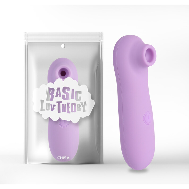Вакуумний стимулятор Chisa Irresistible Touch, фіолетовий, 12.3 х 3.6 см