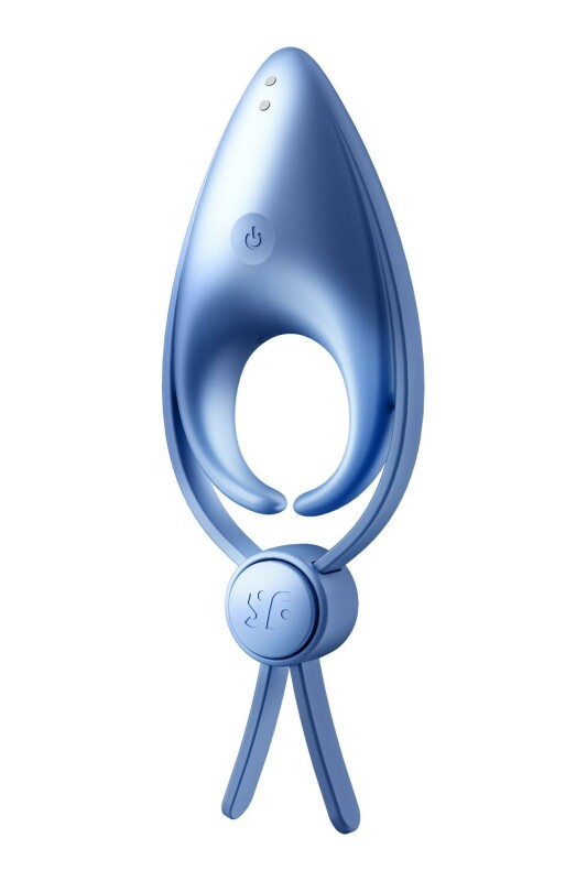 Ерекційне віброкільце Satisfyer Sniper регульоване,блакитне, 14.2 х 5 см - Зображення 3