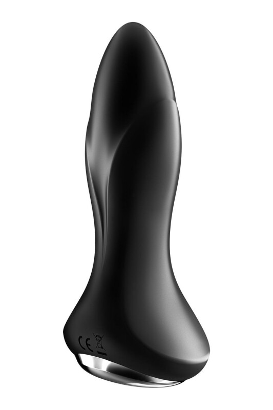 Анальний вібратор Satisfyer Rotator Plug 1+ з додатком та ротацією, чорний, 13.5 х 3.8 см - Изображение 3