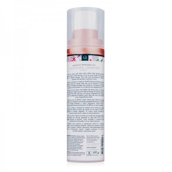 Масажна олія Exotiq Massage Oil Soothing Jasmine з ароматом Жасмину, 100 мл - Зображення 5