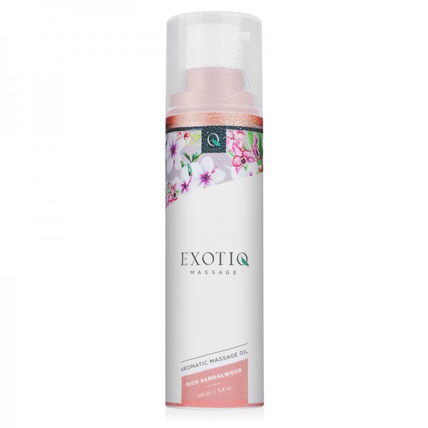 Масажна олія Exotiq Massage Oil Rich Sandalwood з ароматом Санталу, 100 мл - Изображение 4
