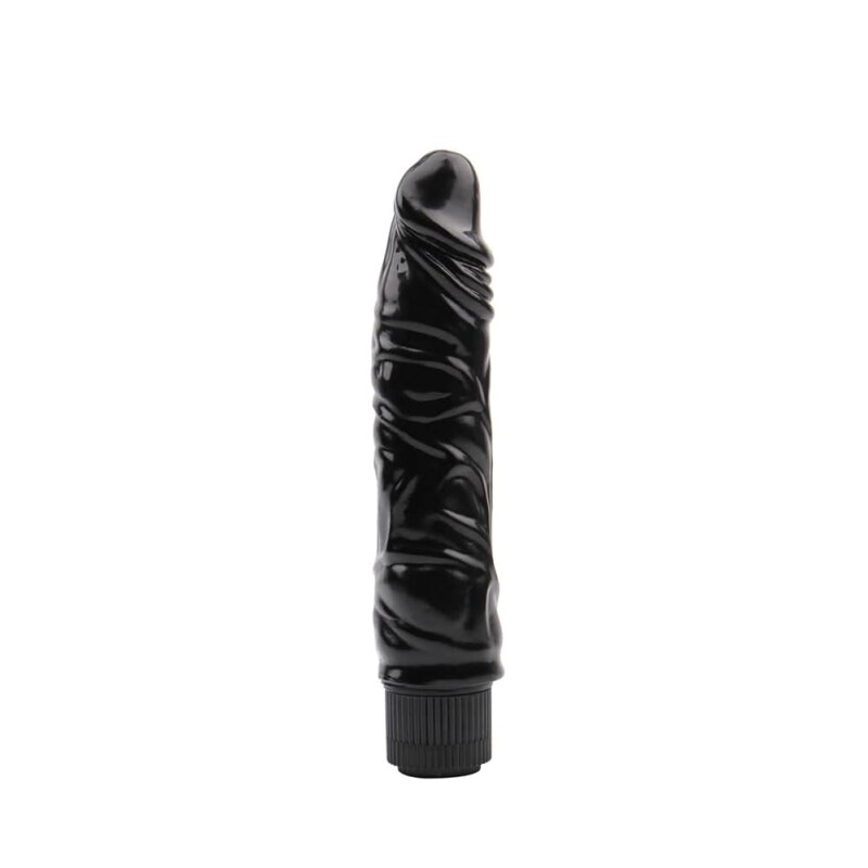 Реалістичний вібратор Chisa Rude Vibrating Him, 22 х 4.7 см, чорний - Изображение 1