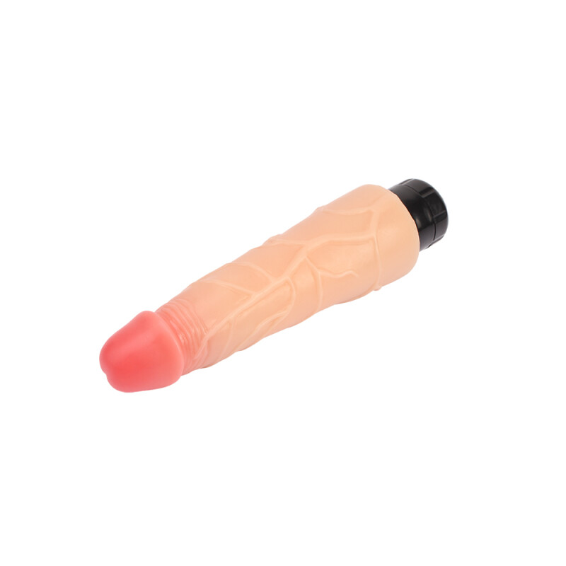 Вібратор реалістичний великий Сhisa Basix Dildo, бежевий, 21.5 см х 5.7 см - Изображение 5