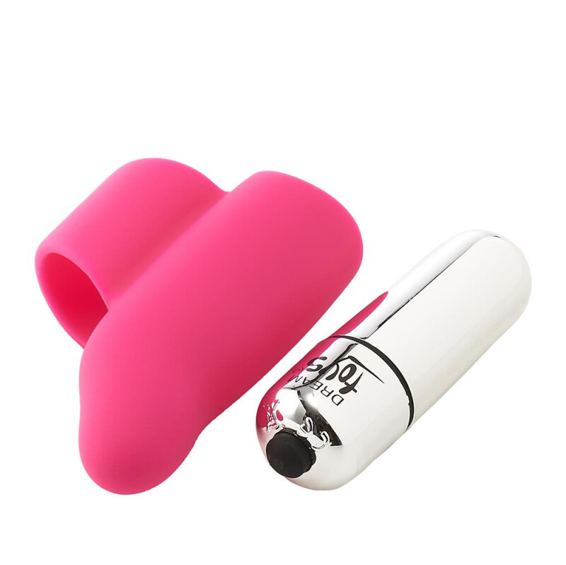 Вібратор на палець з вібрацією Dream Toys рожевий, 8.7 х 2.2 см - Зображення 3