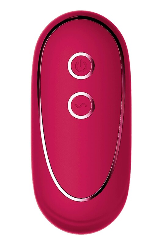 Анальний вібратор Dream Toys Sparkling з пультом та функцією накачування, рожевий, 13.6 х 3.5 см - Изображение 3