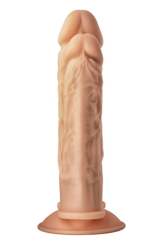 Подвійний фалоімітатор реалістичний Dream Toys Real Love, термоактивний, бежевий - Изображение 5