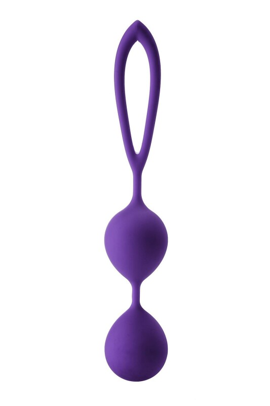 Вагінальні кульки Dream Toys Flirts, фіолетові, 78 г