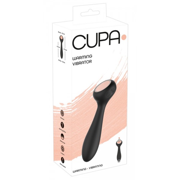 Вібратор з підігрівом CUPA Warming Vibrator двусторонний, 17.3 см
