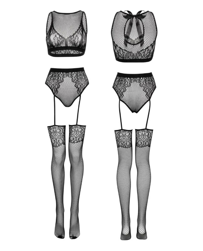 Сексуальний комплект у сіточку Fifty Shades of Grey чорний, One Size - Зображення 4