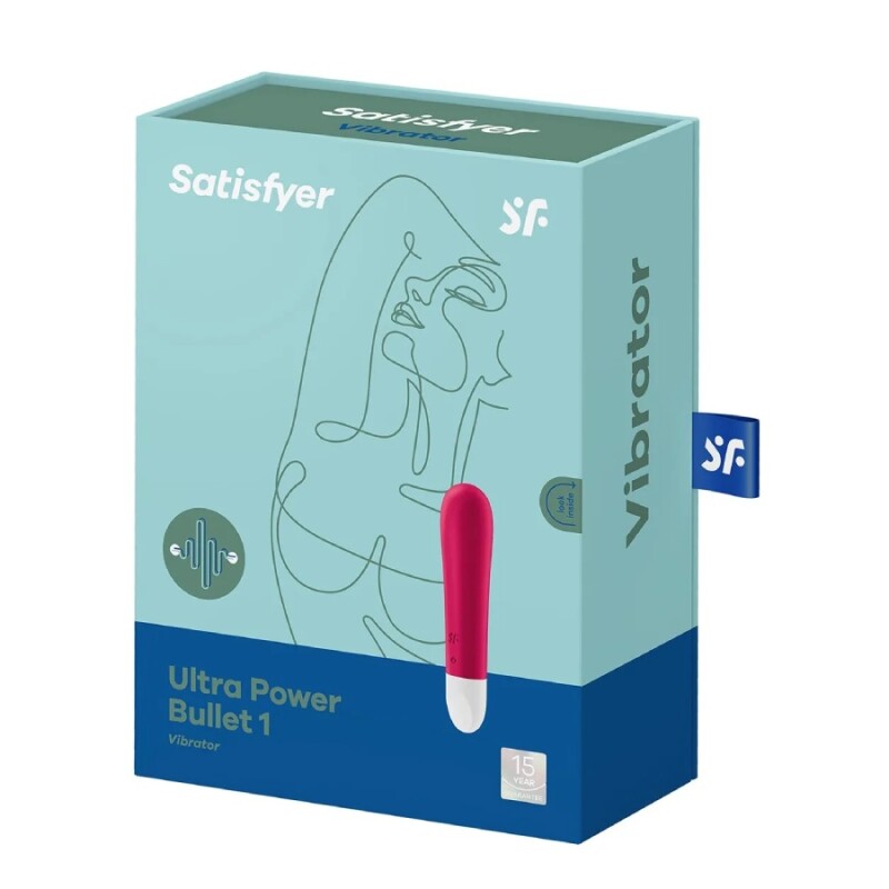 Віброкуля Satisfyer Ultra Power Bullet 1 червона, 10.6 х 2.4 см - Зображення 1