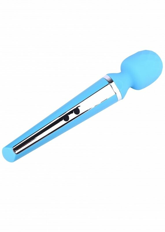 Вібромасажер Massager Genius, блакитний, 31 х 6 см - Зображення 3