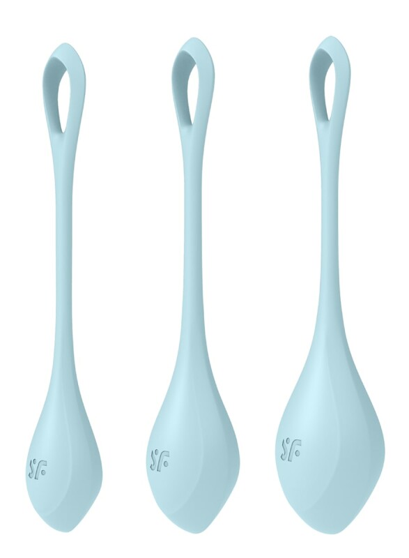 Набір вагінальних кульок Satisfyer Yoni Power 2 блакитні, 3 шт - Зображення 4