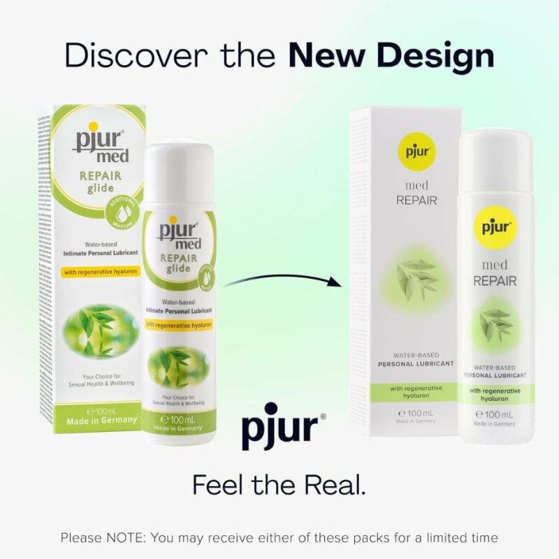 Лубрикант на водній основі Pjur Med Repair Glide Lubricant з гіалуроновою кислотою, 100 мл - Зображення 2