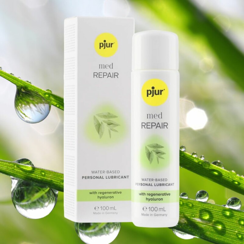 Лубрикант на водній основі Pjur Med Repair Glide Lubricant з гіалуроновою кислотою, 100 мл - Зображення 1