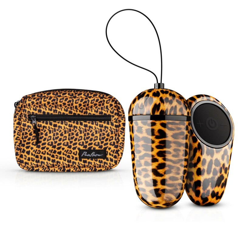 Віброяйце з пультом дистанційного керування Maha Panthra, леопардове, 7.8 х 3.8 см - Изображение 7