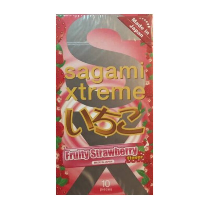 Презервативи латексні Sagami Xtreme Strawberry, 10 шт - Изображение 1