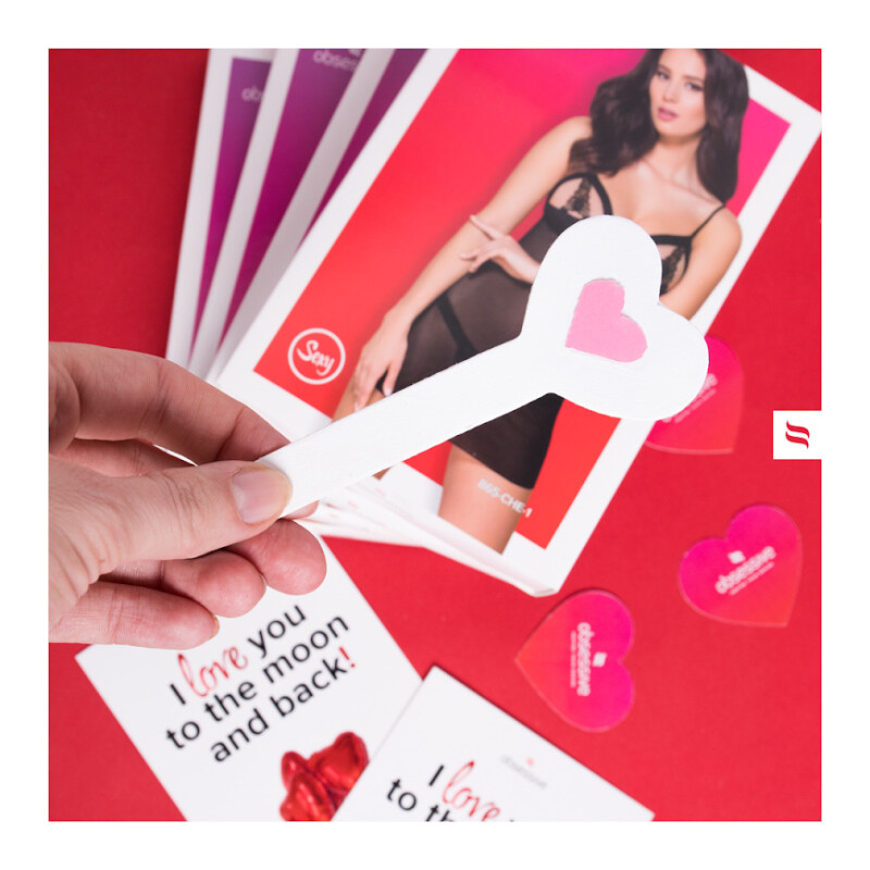 Сексуальне боді Obsessive Isabellia L/XL, з глибоким декольте, чорне - Изображение 7