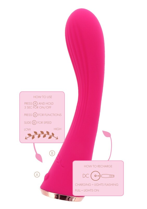 Вібратор для точки G Toy Joy, рожевий, 17.5 х 3.5 см - Зображення 6