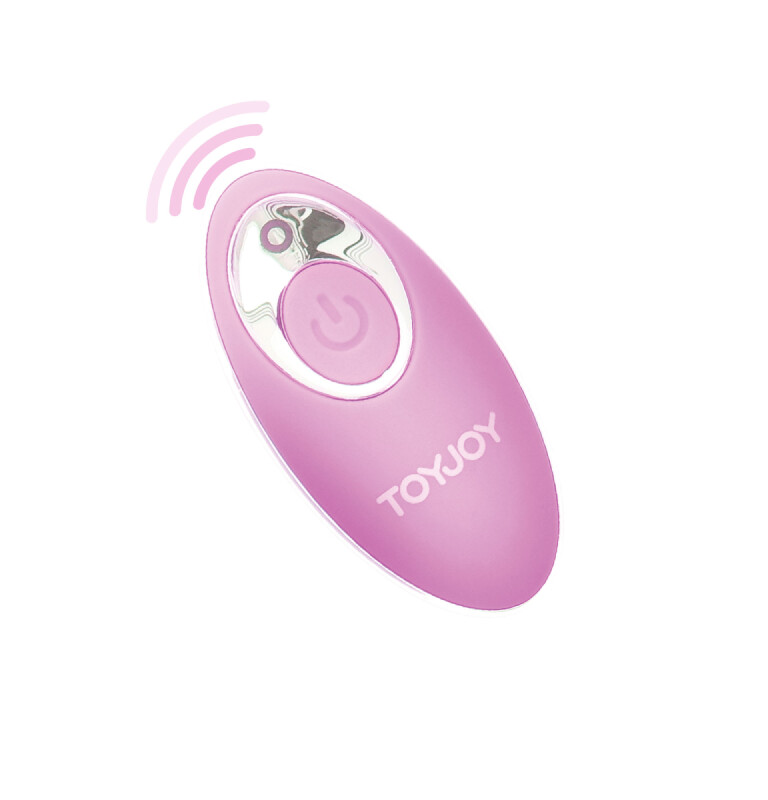 Віброяйце з кульками, що обертаються, з дистанційним пультом TOY JOY рожеве, 8.5 х 5.5 см - Зображення 5