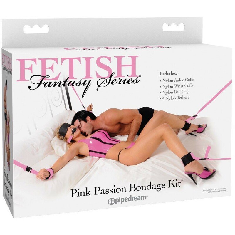 Набір для бондажу Fetish Fantasy Series, 5 предметів, рожевий