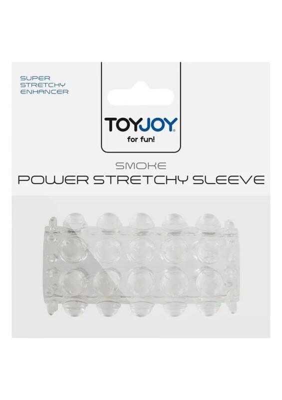 Насадка на пеніс Toy Joy, рельєфна, прозора, 6.5 х 2 см - Зображення 1