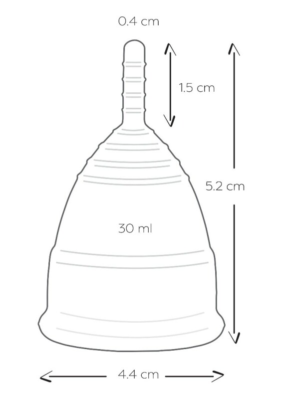 Менструальні чаші Mae B Menstrual Cups 2 шт, розмір L, 30 мл - Зображення 6