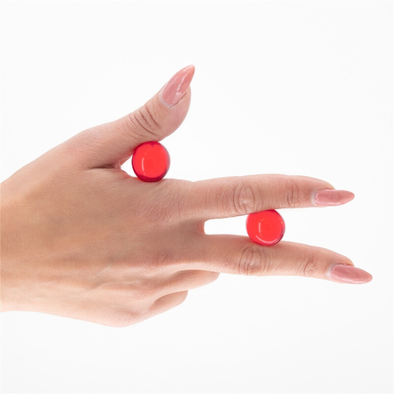 Бразильські кульки для масажу зі смаком полуниці з шампанським Crushious, 2 шт - Зображення 4