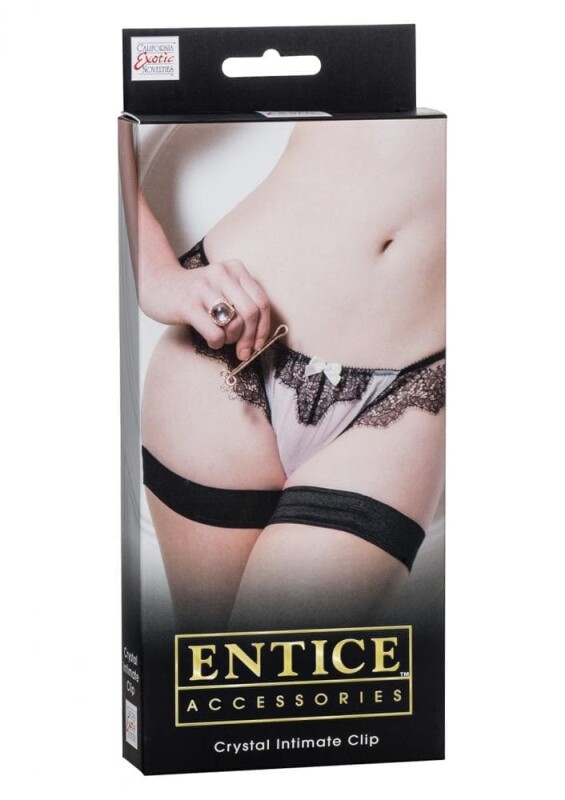 Зажим для клітора із кристалами California Exotic, золотий - Изображение 1