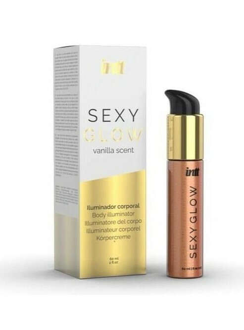 Крем-шиммер для тіла Intt Sexy Glow, 60 мл, з ароматом ванілі