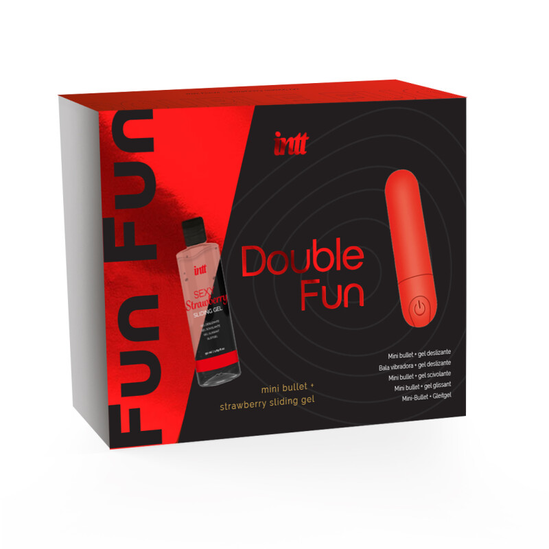 Набір для прелюдій INTT DOUBLE FUN, віброкуля та лубрикант - Изображение 4