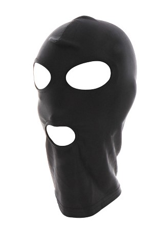 Маска з відкритими очима та ротом Taboom, чорна, One Size - Изображение 1