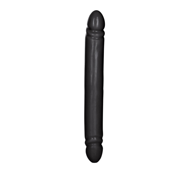 Фалоімітатор двосторонній реалістичний California Exotic Novelties чорний, 30 х 4 см