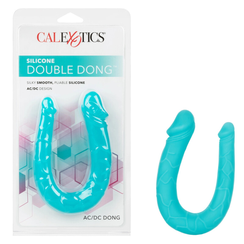 Фалоімітатор подвійний реалістичний California Exotic Novelties бірюзовий, 30.5 х 3.2 см - Изображение 9