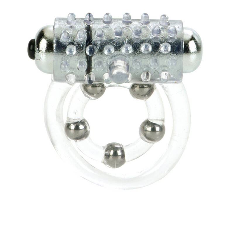 Ерекційне кільце з вібрацією California Exotics 4 Bead Maximus Ring - Зображення 1