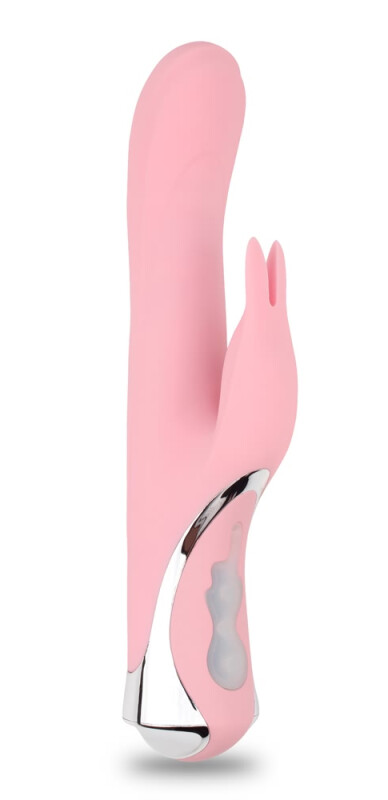 Вібратор-кролик Chisa Rotating Missile Bunny рожевий, 24 х 3.7 см