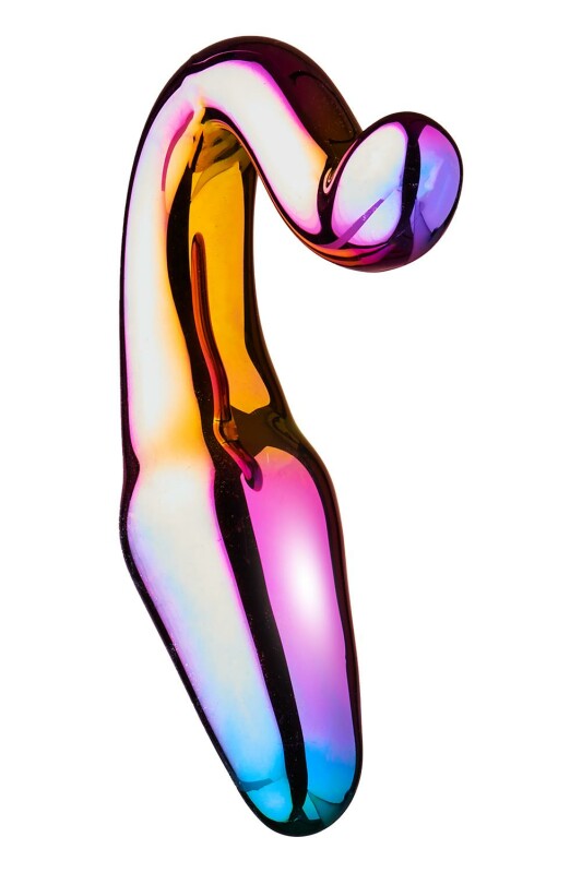 Анальний плаг Dream Toys Glamour Glass із боросилікатного скла, 10.5 см х 2.9 см - Зображення 7