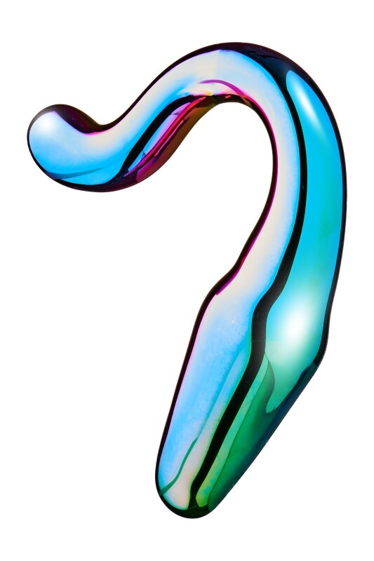 Анальний плаг Dream Toys Glamour Glass із боросилікатного скла, 10.5 см х 2.9 см - Зображення 8