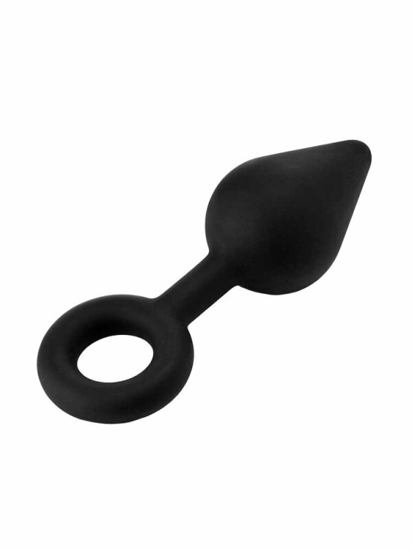 Анальна пробка XL Dream Toys FantASStic, чорна, 14 х 4.4 см - Зображення 2