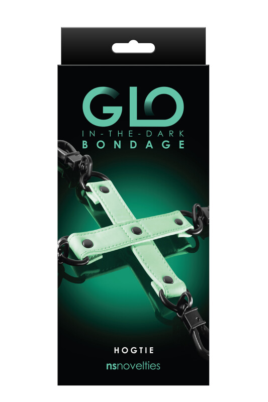 Хрестовина, що світиться в темряві NS Novelties GLO BONDAGE HOG TIE - Изображение 1